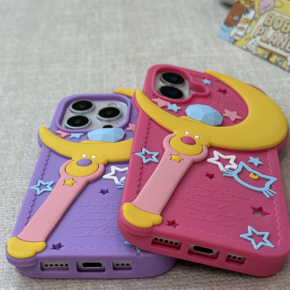 Cardcaptor Sakura Magic Staff Silicone Phone Case