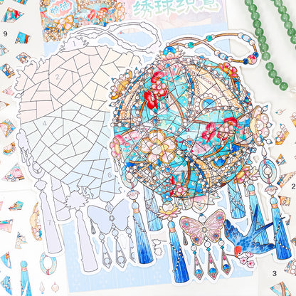 Luxury Adornments 3D Sticker | 3 Cute Miniature Scene
