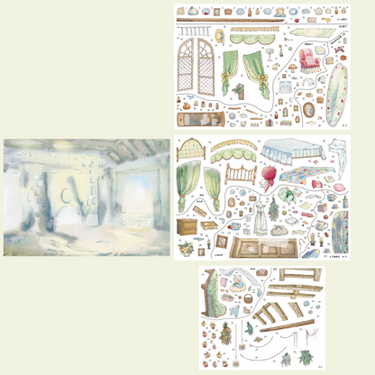 Small Moments 3D Sticker | 3 Cute Miniature Scenes