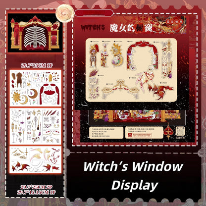 Witch‘s Window Display 3D Sticker