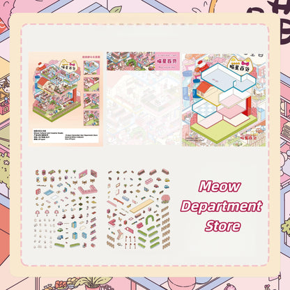 Meow Department Store 3D Sticker