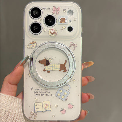 Dachshund Stand Acrylic Phone Case