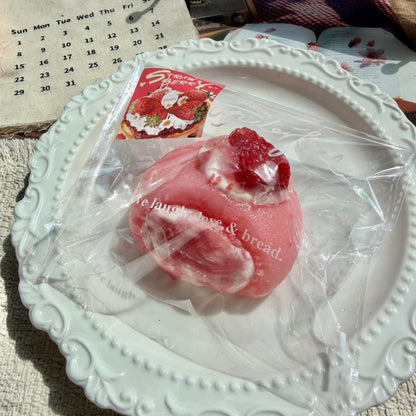 Strawberry Ice Skin Mochi Squishy