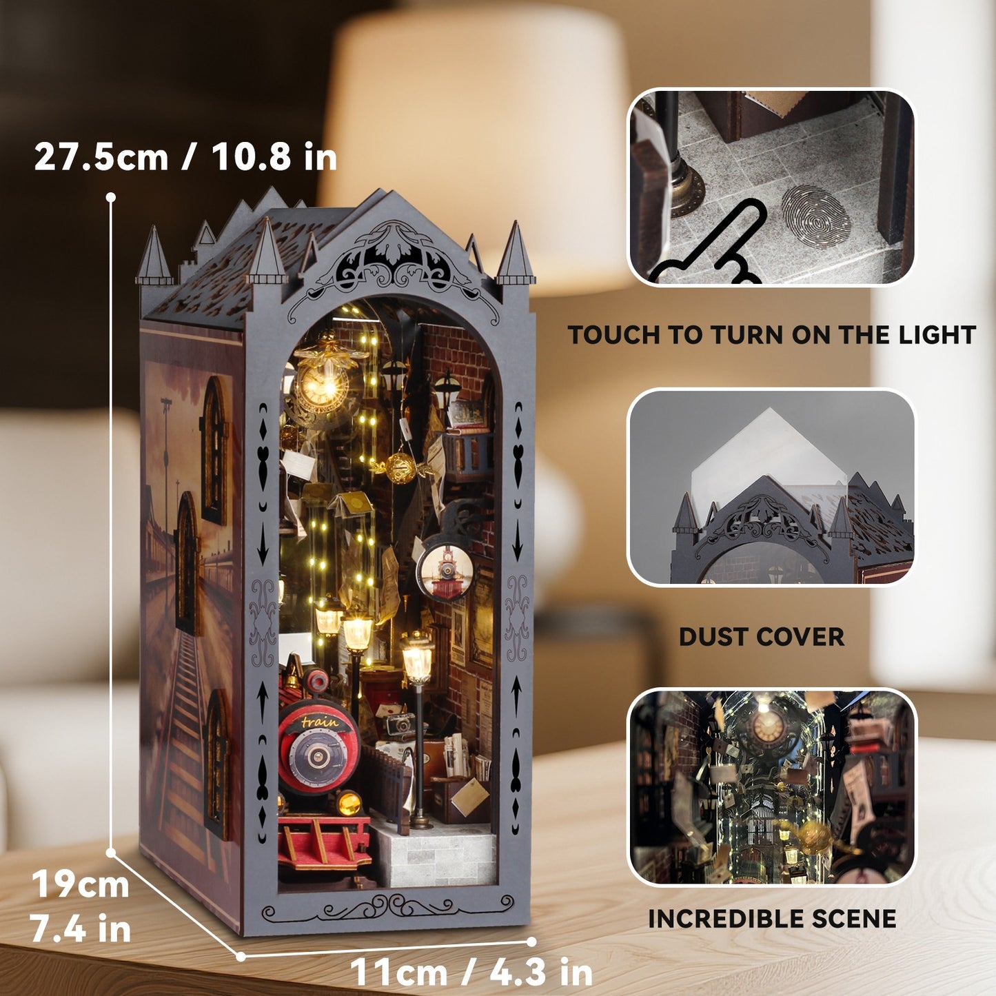 Train Platform DIY Miniature House - English Instructions