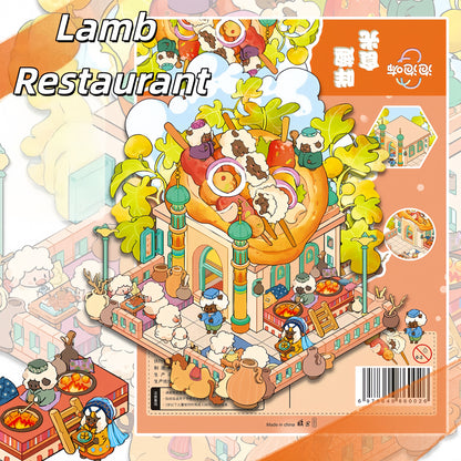 Fantasy Little Rooms 3D Sticker | 5 Cute Miniature Scenes