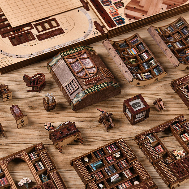 Dream Book Hall DIY Miniature House - English Instructions