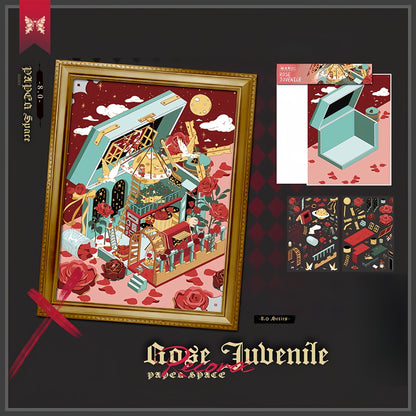 Paper Space 3D Sticker | 4 Cute Miniature Scenes