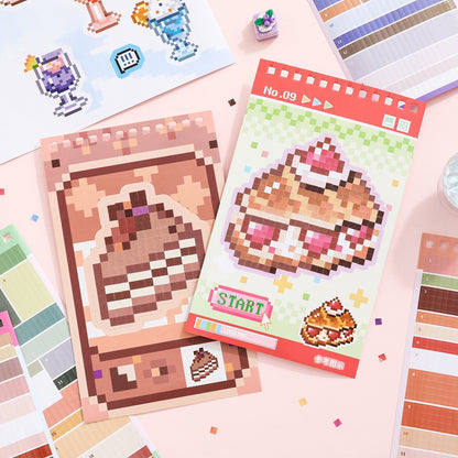 Pixel Bead Game Machine 3D Sticker Book