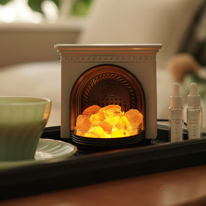 Fireplace Crystal Aromatherapy Lamp