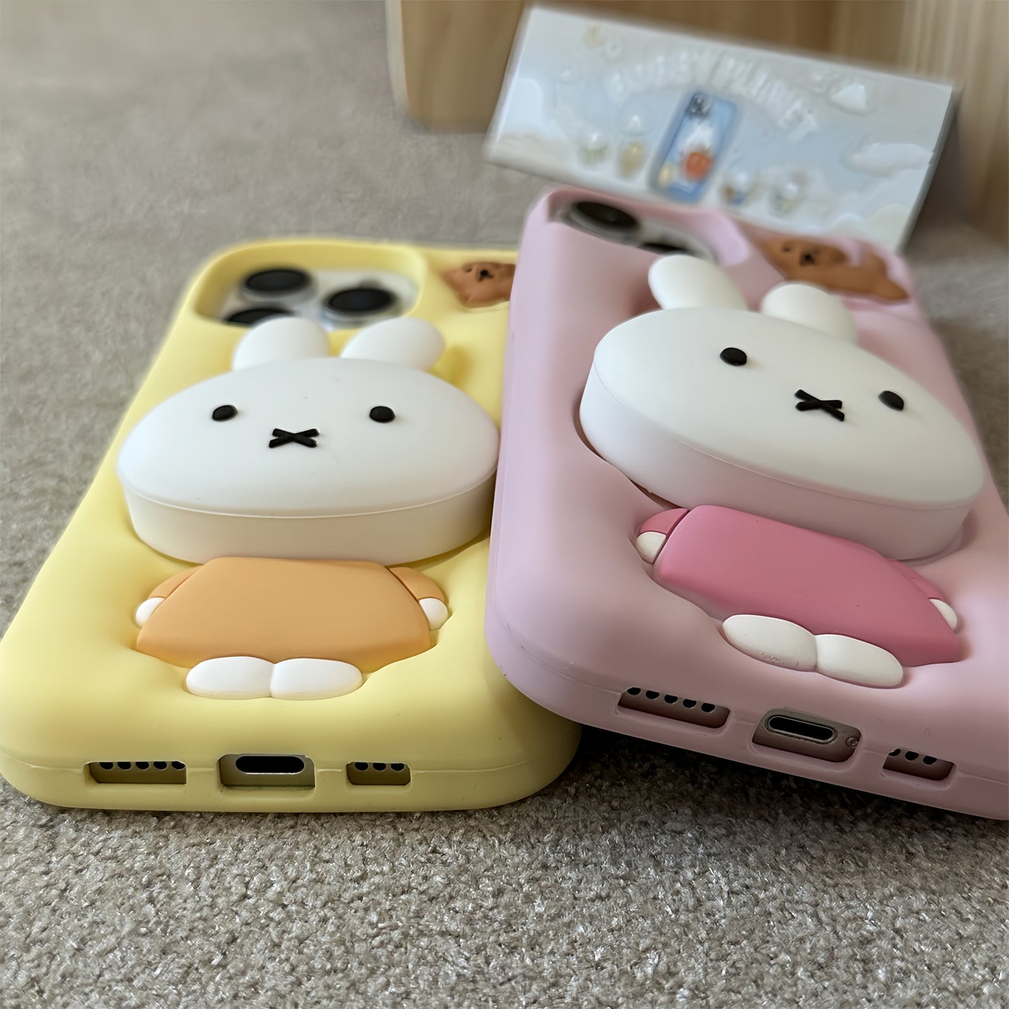 Bunny Stand Silicone Phone Case