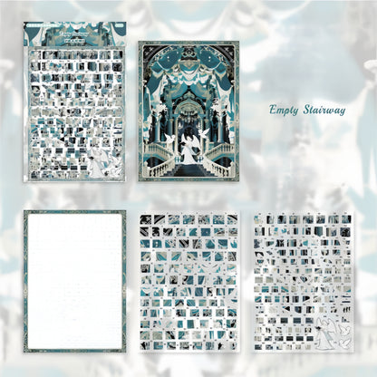 Gilded Praise 3D Sticker | 3 Cute Miniature Scenes