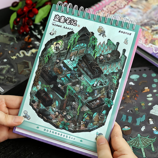 Legends of Ancient China 3D Sticker Book