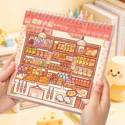 Shelf Display 3D Sticker Book