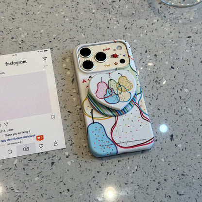 Colorful Line Sydney Magnetic Stand Acrylic Phone Case