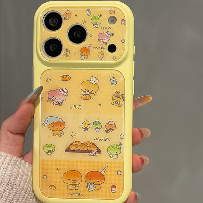 Cute Cartoon Burnt Toast Acrylic Phone Case