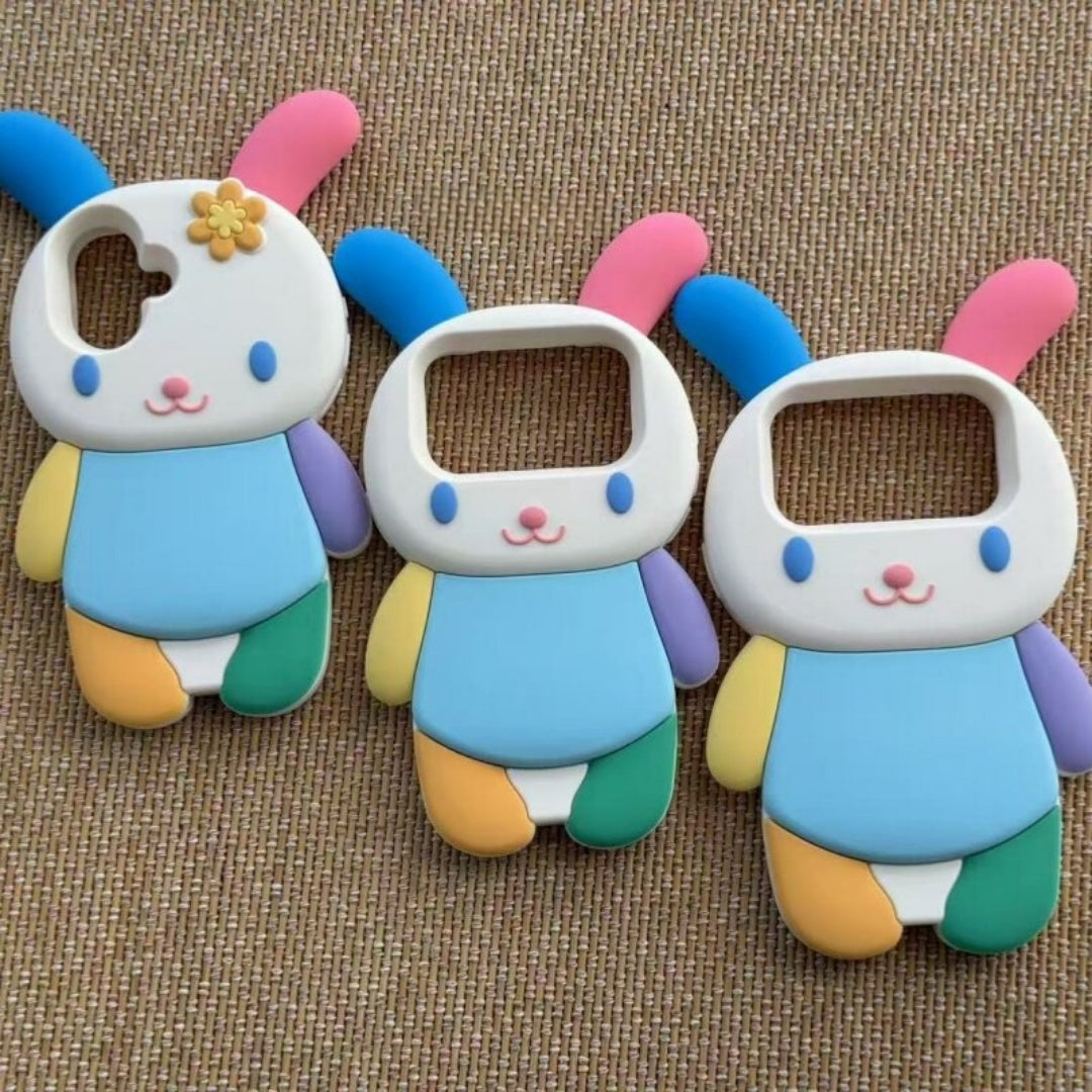 Colorful Bunny Silicone Phone Case