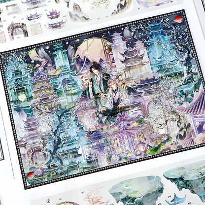 Fantasy Journeys 3D Sticker | 2 Cute Miniature Scenes