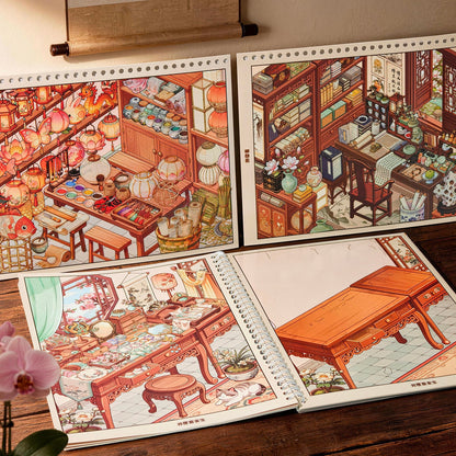 Small Corners 3D Sticker Book