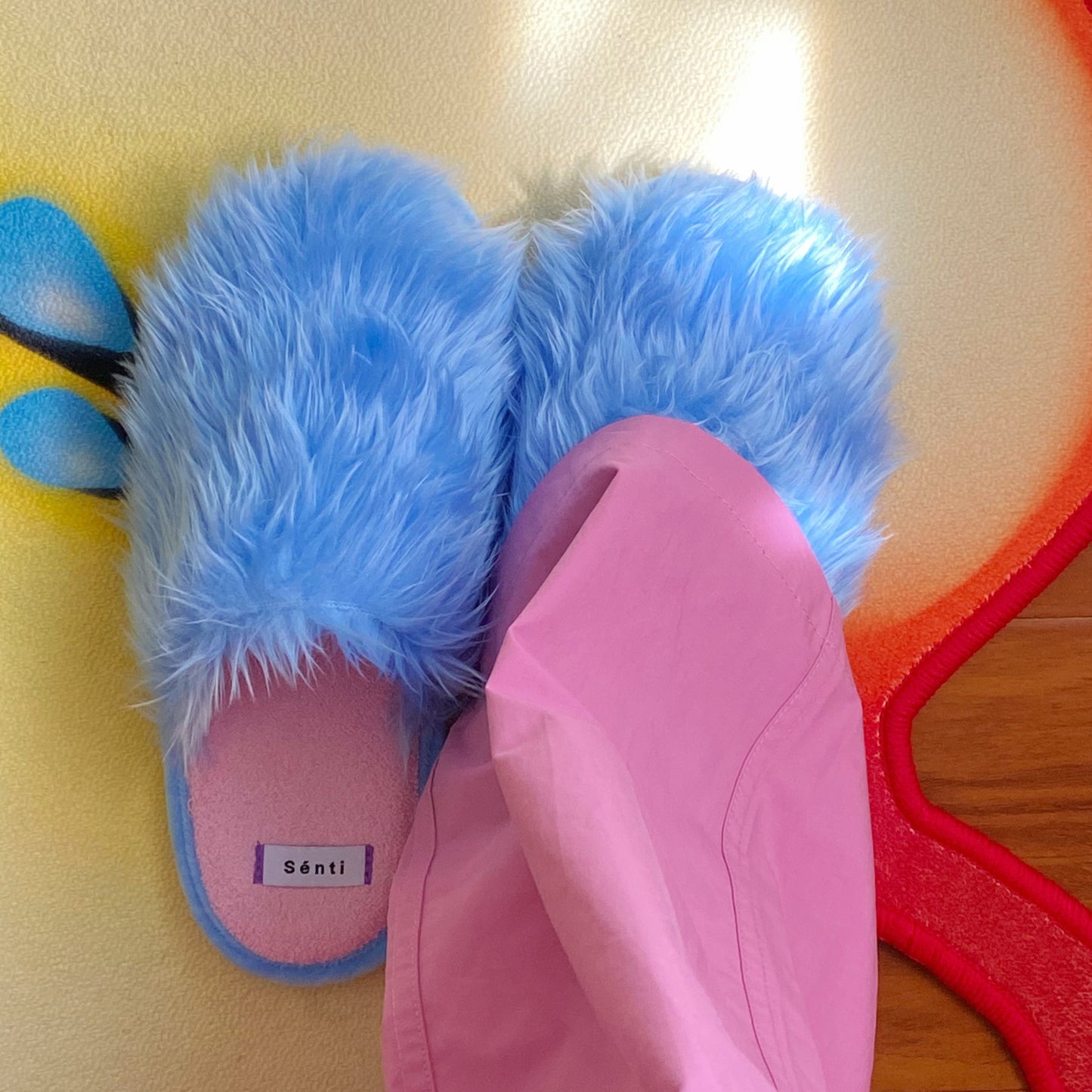 Long Pile Indoor Silent Non-Slip Slippers