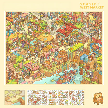 Wonderlands 3D Sticker | 5 Cute Miniature Scenes