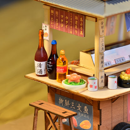 Sushi Bar DIY Miniature House - English Instructions