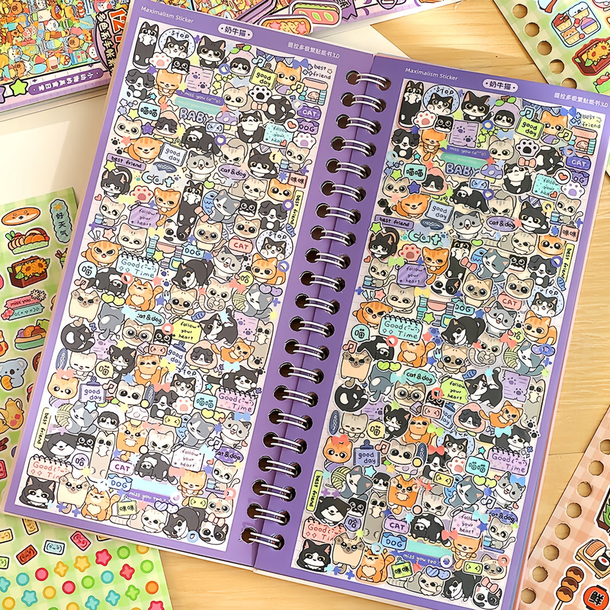 Maximalist Sticker Book 3D Sticker Book