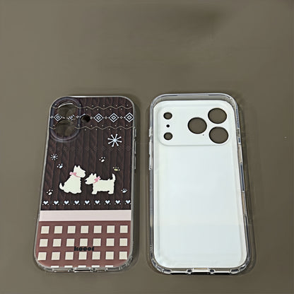 Cartoon Puppy Acrylic Phone Case