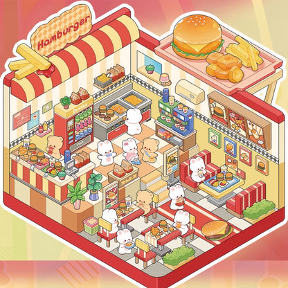 Dream Shop 3D Sticker Book