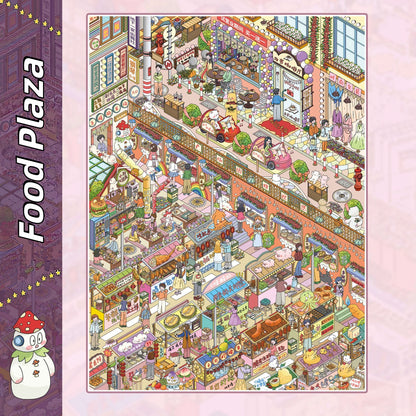 Across the Seasons 3D Sticker | 5 Cute Miniature Scenes