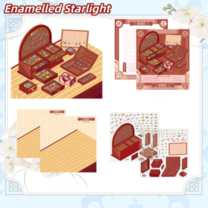 Intangible Cultural Heritage 3D Sticker | 3 Cute Miniature Scenes