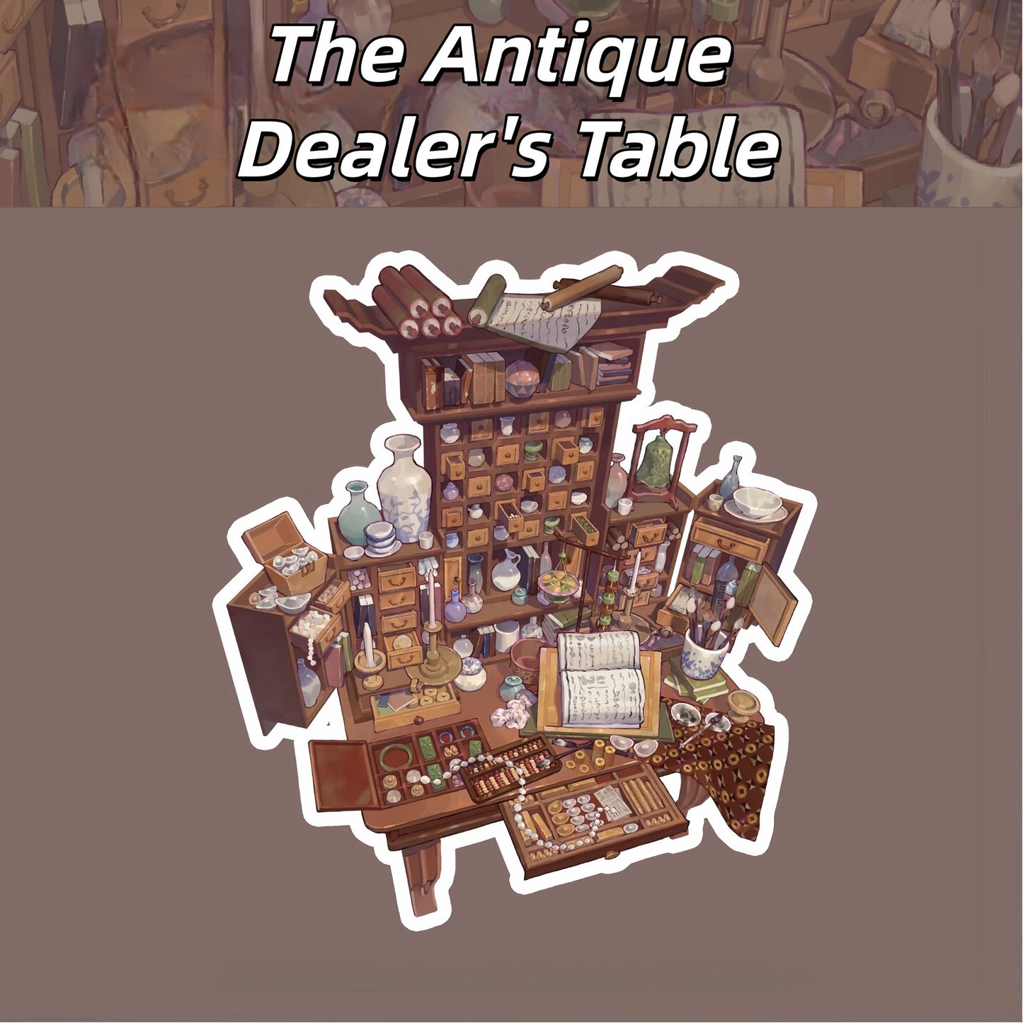 Special Space 3D Sticker | 4 Cute Miniature Scenes