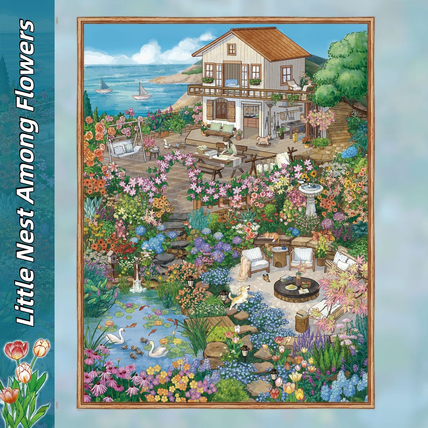 Where Spring Stays 3D Sticker | 6 Cute Miniature Scenes