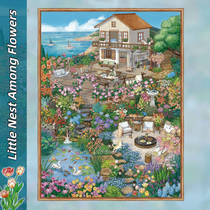 Where Spring Stays 3D Sticker | 6 Cute Miniature Scenes