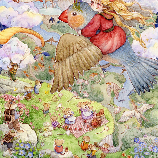 Fairytale World 3D Sticker | 2 Cute Miniature Scenes