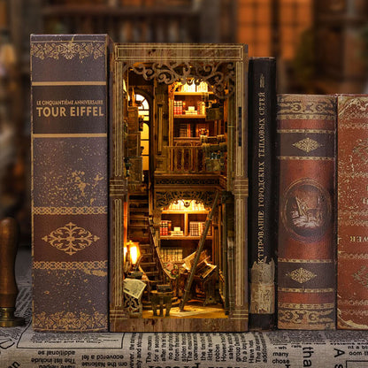 Antique Book Collector's Room DIY Miniature House - English Instructions