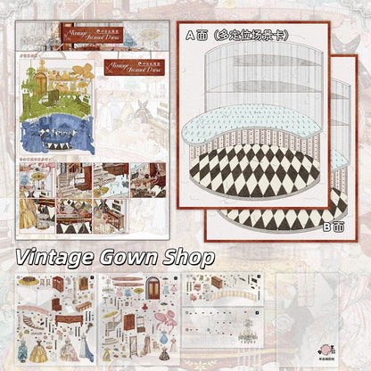 Leisure Daily 3D Sticker | 3 Cute Miniature Scenes