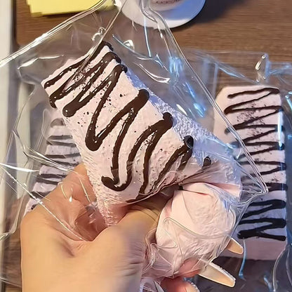 Drizzled Long Toast Squishy