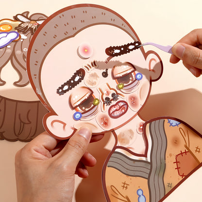 Dramatic Dress Up 3D Sticker Book