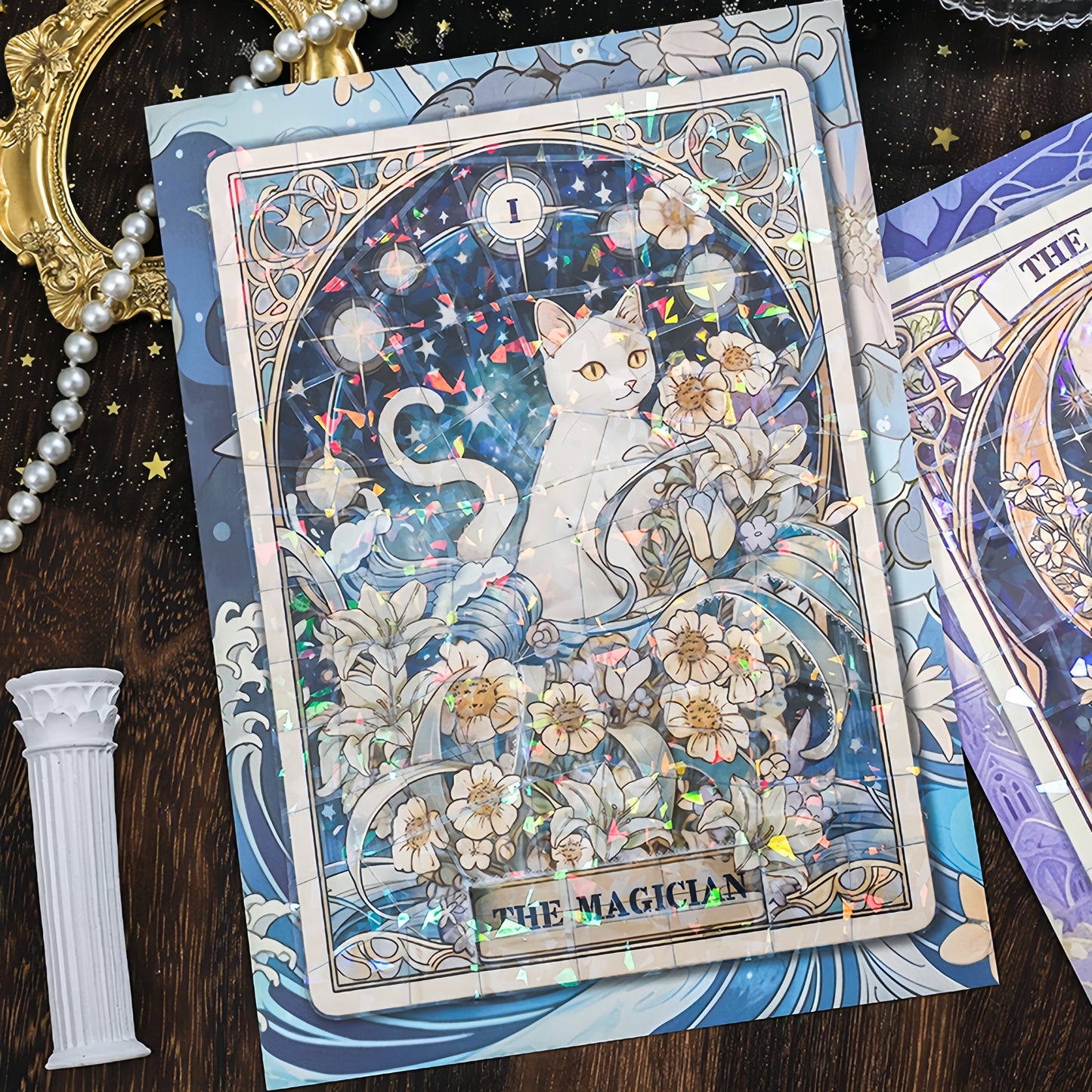 Cosmic Whispers 3D Sticker | 3 Cute Miniature Scene
