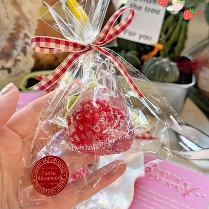Crystal Strawberry Squishy