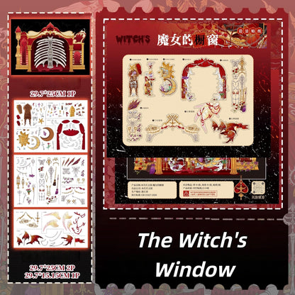 The Witch's Window 3D Sticker