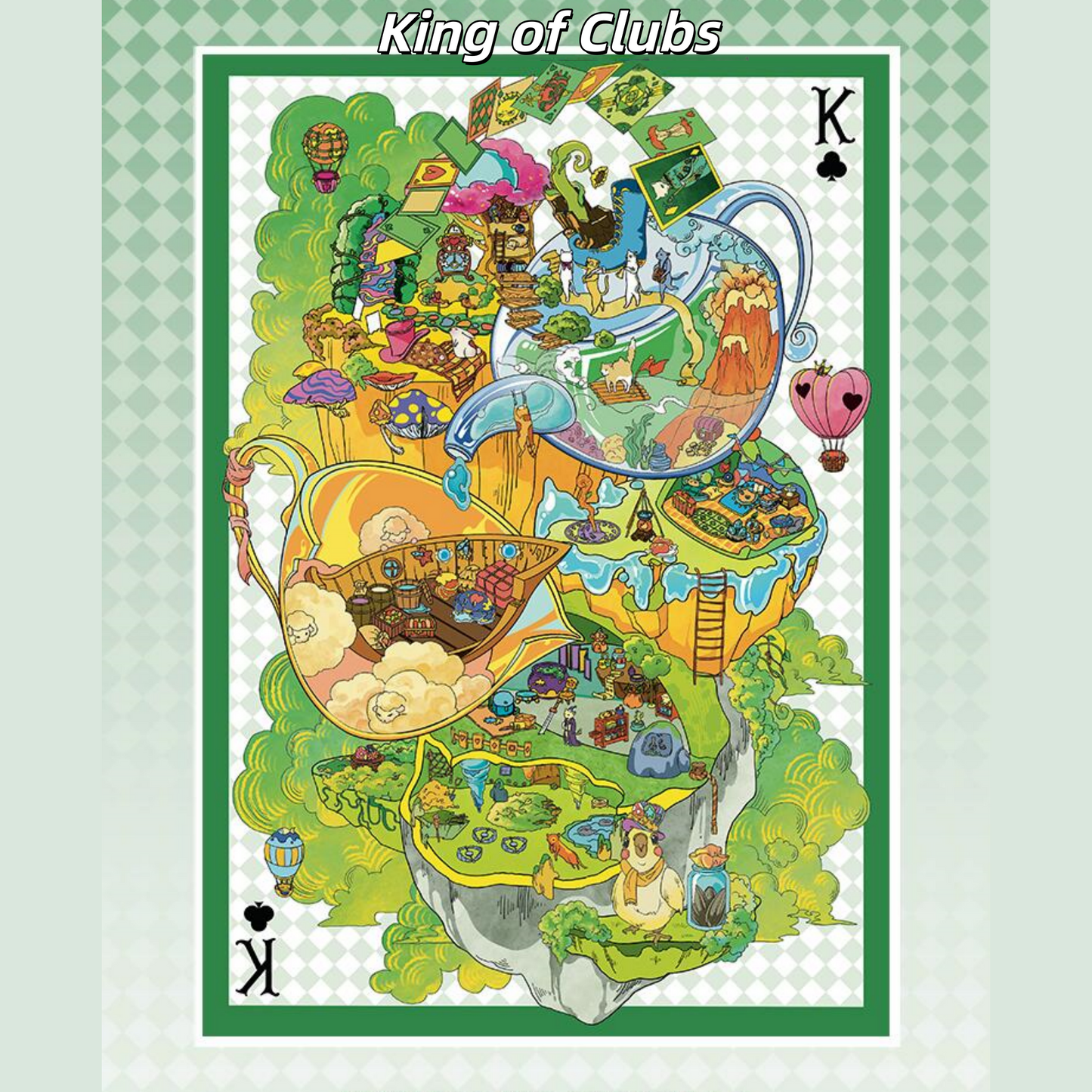 Ace Alice 3D Sticker | 4 Cute Miniature Scenes