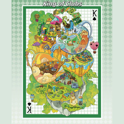 Ace Alice 3D Sticker | 4 Cute Miniature Scenes