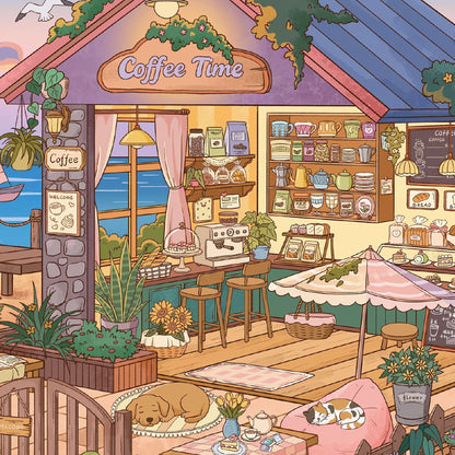 Quiet Elements 3D Sticker | 2 Cute Miniature Scenes