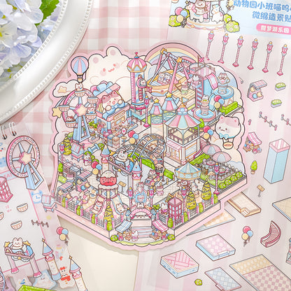 Sweet Serendipity 3D Sticker | 3 Cute Miniature Scenes
