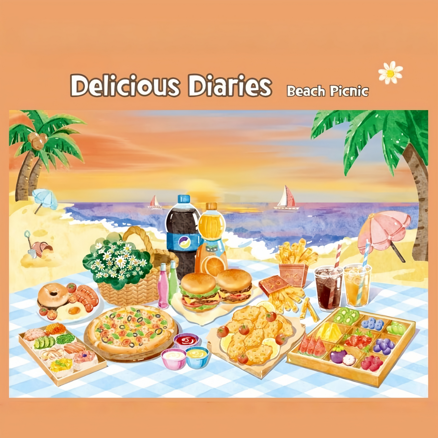 Delicious Diaries 3D Sticker | 3 Cute Miniature Scenes