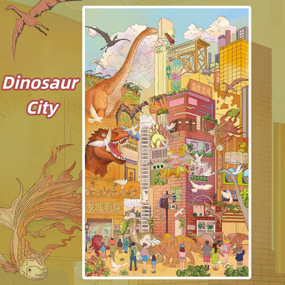 The Dreamscape 3D Sticker | 4 Cute Miniature Scenes