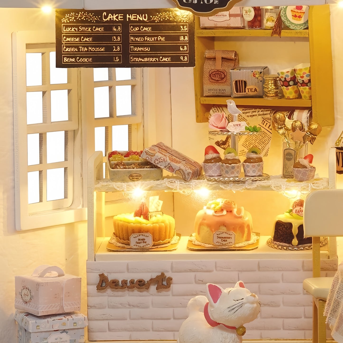 Cake Shop DIY Miniature House - English Instructions