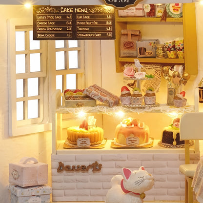 Cake Shop DIY Miniature House - English Instructions