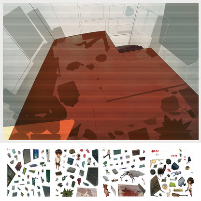 Supernatural Secret Room 3D Sticker